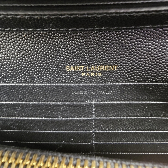 Saint Laurent Black Quilted Leather Crossbody Bag - Picture 12 of 13